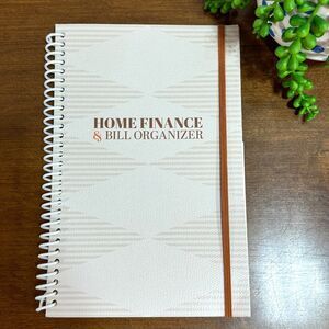 Home Finance and Bill Organizer with Pockets Monthly Budget Planner Tracker